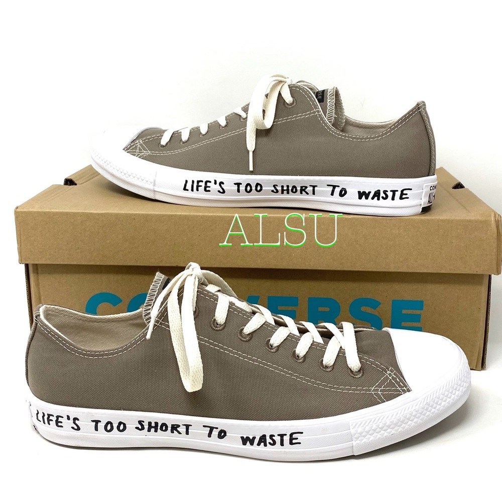 Converse Ctas Low Top Canvas Mason Taupe Men Sneak - Picture 3 of 10